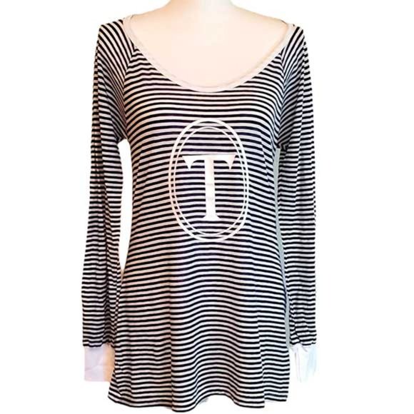 Anthropologie T LA Tops - Anthropologie T LA Navy LS Tunic-NWT-Medium